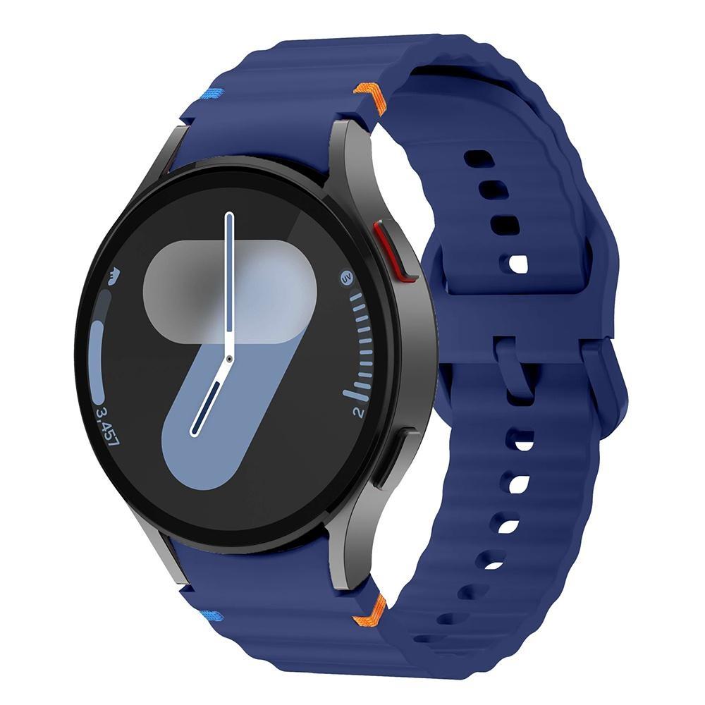 Ремешок No Gaps для Samsung Galaxy Watch 7 6 5 4 44 мм 40 мм Watch FE 40 мм Watch 6 Classic 4 Классический мягкий спортивный силиконовый ремешок для Galaxy Watch 5 Pro 45 мм