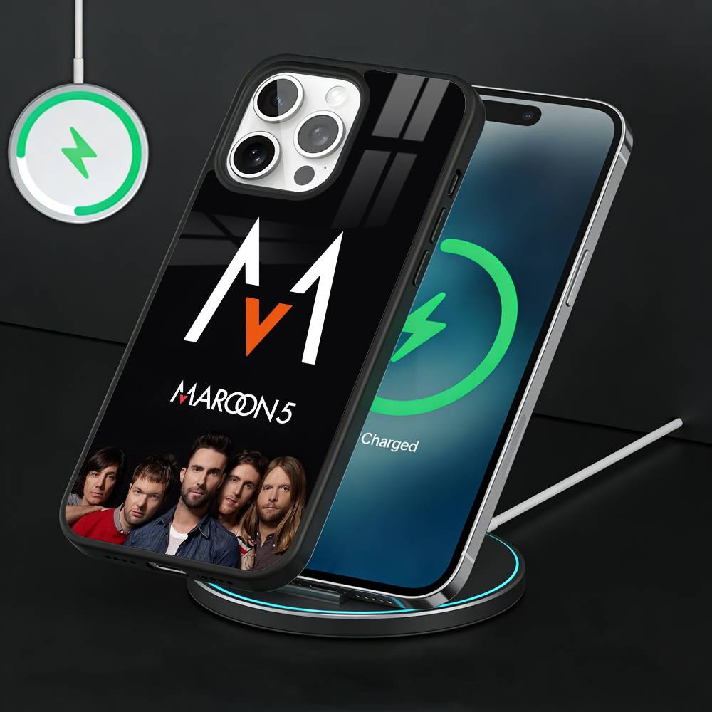 M-Maroon 5 Band A-Adam Levine Phone Case For iPhone17,16,15,14,13 Plus,Pro Max Magnetic For Magsafe Wireless Charging