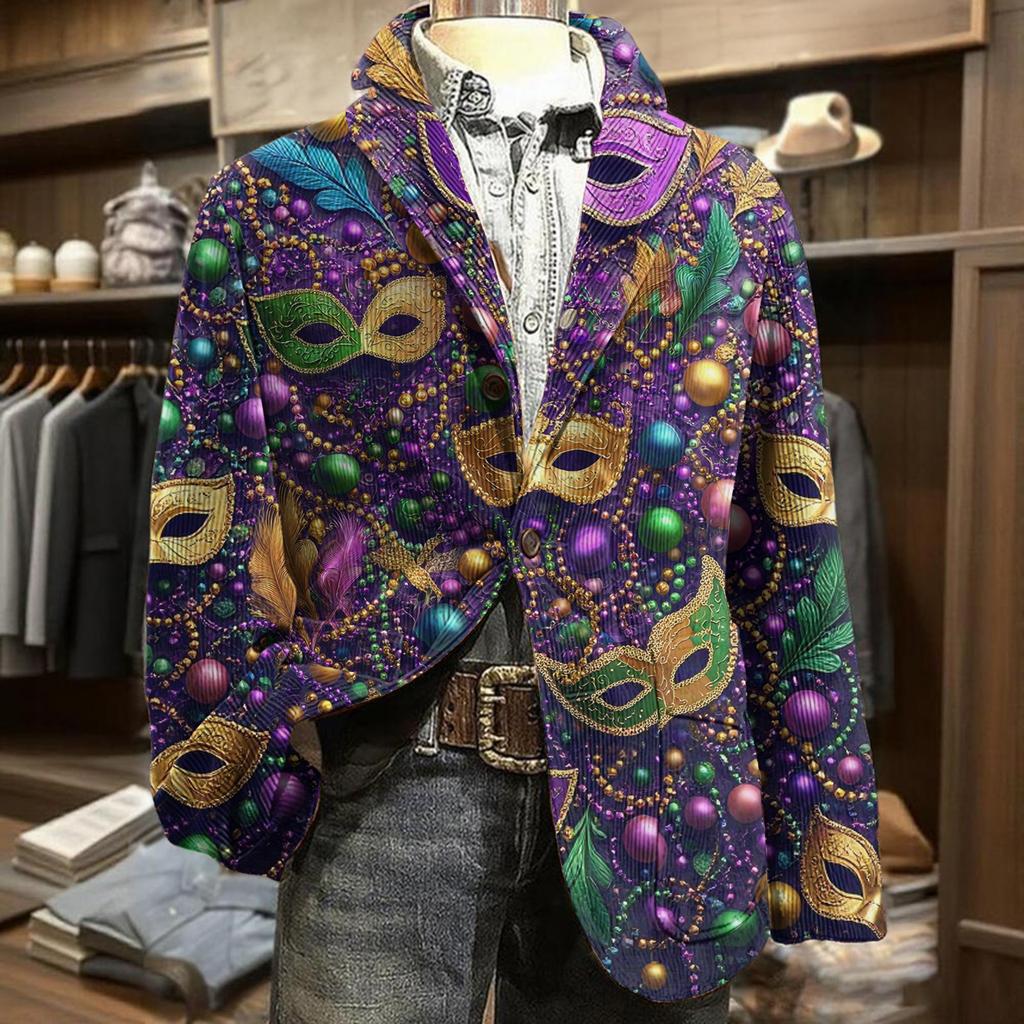 Мужская куртка в стиле business casual из вельвета