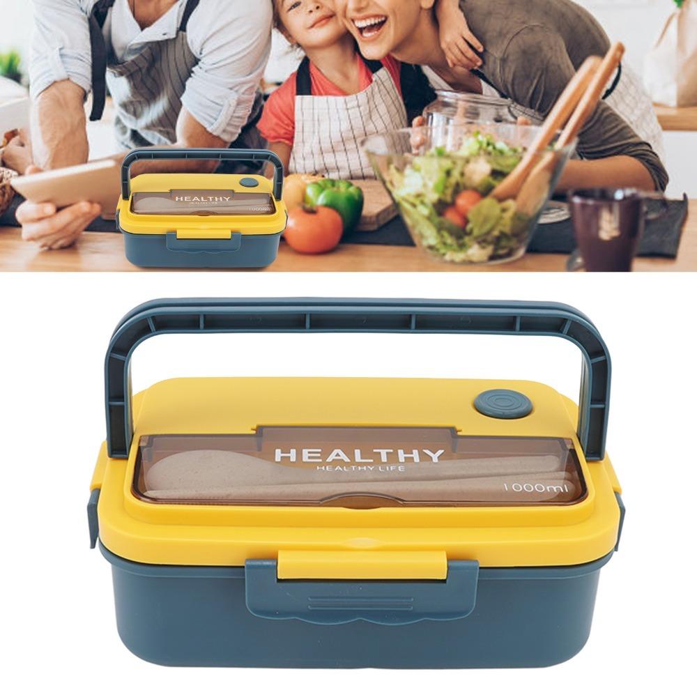 1000ml Compartment Lunch Box PP Thermal Lunch Box Practical Lunch Storage Container For Picnics