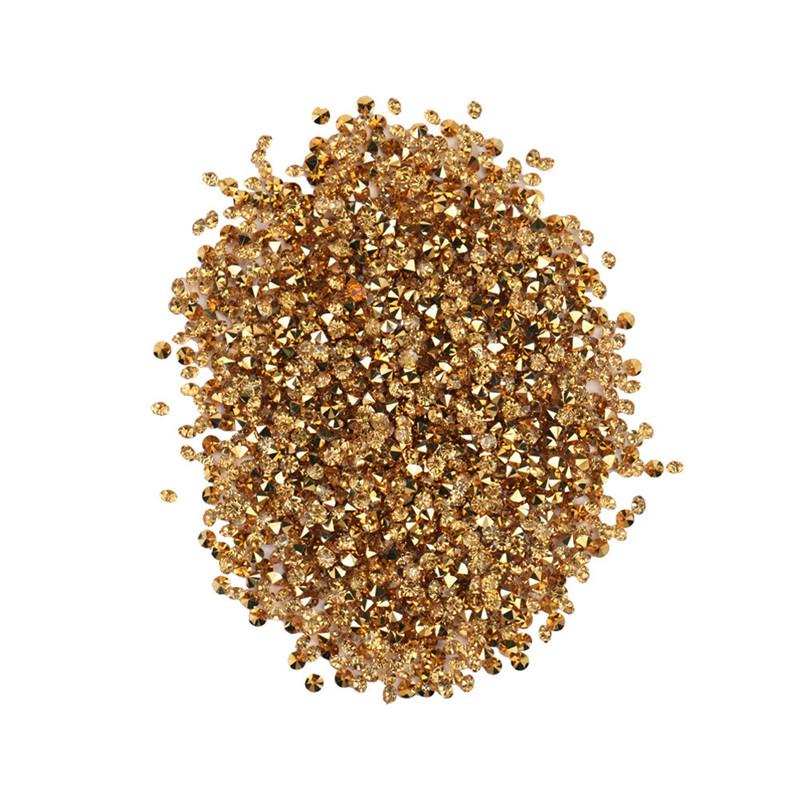 1000 шт., чехол для телефона с бриллиантами, стол, конфетти, золотой кристалл, аксессуары для мероприятий, праздничные украшения