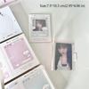 6pcs/30pcs Folding Photo Card Back Card Kpop Packing Fixed Cardboard Photocard Holder  Idol Photo