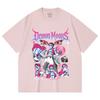 230 Gsm 100% Cotton Demon Slayer V31 Akaza Print Unisex Heavy Cotton T Shirt