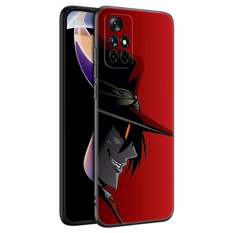 Аниме Hellsing черный силиконовый чехол для телефона Xiaomi Redmi Note 10 11 11S 12 13 4G 8 9 11T Pro 5G Plus 8T 9S 10S 12S