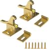 2 шт. латунных прочных локтевых защелки для окон - защелка для дверей шкафов для дома/офиса/дверей шкафов и оконных дверей, с крепежными винтами