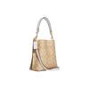 New COACH Mollie Artificial Leather Bucket Bag, Handbag, Shoulder Bag, Crossbody Bag Regular Women's Khaki CA582-IMDQC