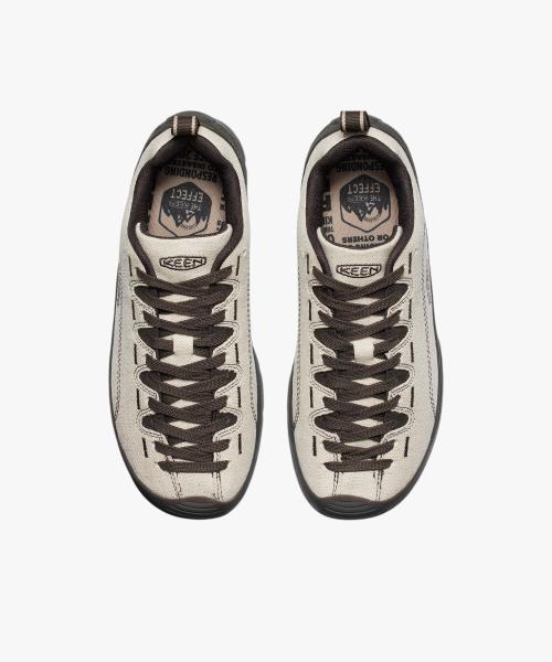 [KEEN] Женские кеды Jasper Canvas Натуральный/Черно-оливковый KNSO6E307IV