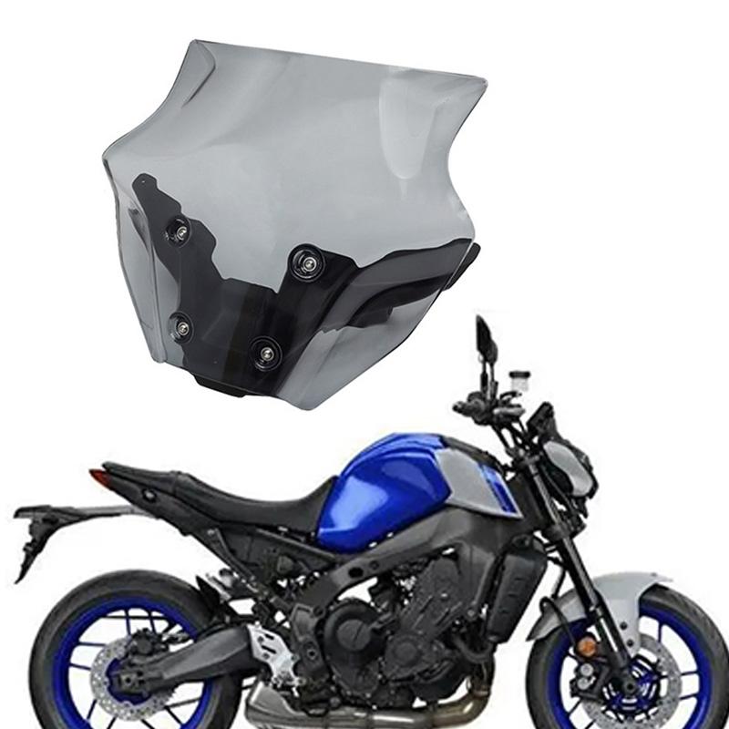 1 Set Motorcycle Windshield ABS Wind Deflector Fit for Yamaha MT-09 2024 / MT-09 SP 2024