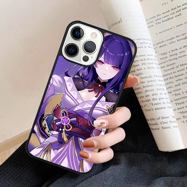 Кейс для телефона Baal Raiden Shogun Genshin Impact для iPhone 17 Air 16 15 14 plus 12 13 pro max coque Fundas