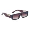 Солнцезащитные очки Dervin UV Protection с широкими прямоугольными ножками и леопардовым принтом для мужчин и женщин