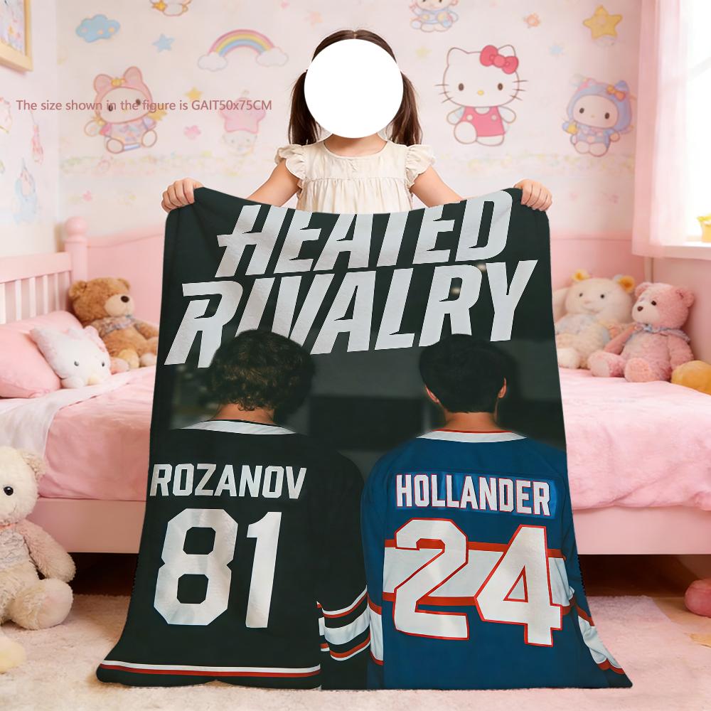 Теплое одеяло Rivalry TV 81 24 для пикника, кровати, дивана, домашней спальни. Мягкое, уютное, теплое, комфортное.