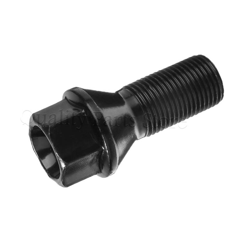 For BMW 1 3 5 7 Series X1 X3 X5 X6 F20 F30 F07 F25 E70 Car Wheel Lug Bolt Nuts New M14x1.25 36136781151 36136890324 4/5/10/20PCS