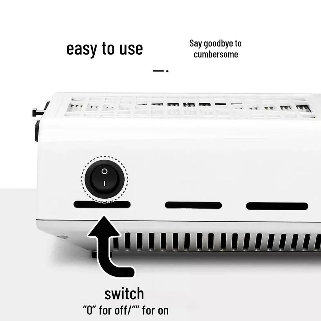 High-Power Nail Dust Collector with Japanese Filter - Nail Table Vacuum Cleaner
