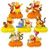 Winnie The Pooh Birthday Party Decoration Plates Napkins Table Cover Balloons Banner Baby Shower Serves 10 Guests Baby Shower