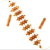 Beech Wood Manual Meridian Massager Roller for Shoulder and Back
