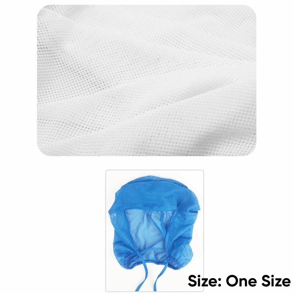 Breathable Mesh Mesh Work Cap Elastic Back Food Service Cap Comfortable Chef Work Hat Bakery Work