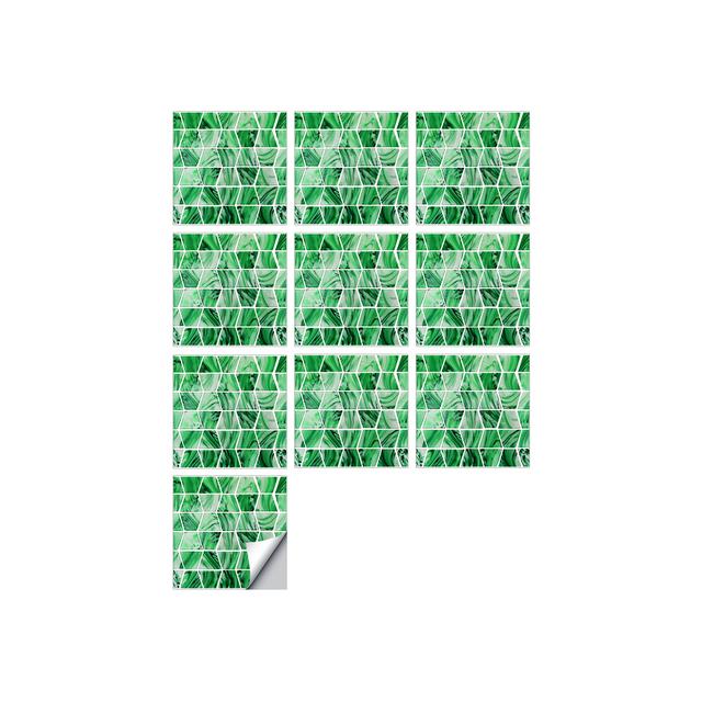 10 шт., имитация 3D самоклеющихся виниловых обоев, декоративные наклейки, водостойкая мозаичная плитка для ванной комнаты, наклейка на стену