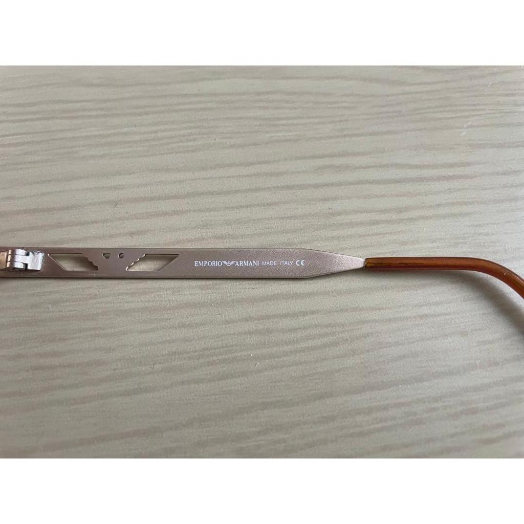 Used ARMANI Armani Sunglasses Oval Metal Frame Sunglasses