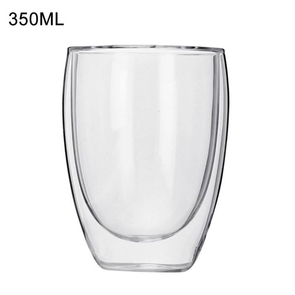 E&F Store Home Double Wall Heat Insulation Tea Coffee Milk Mug Drink Glass Cup Drinkware Popular