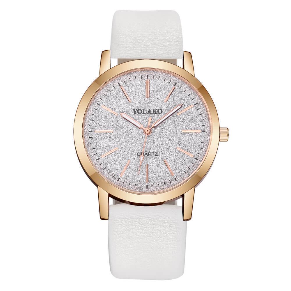 Новые кожаные женские роскошные брендовые часы наручные кварцевые модные часы