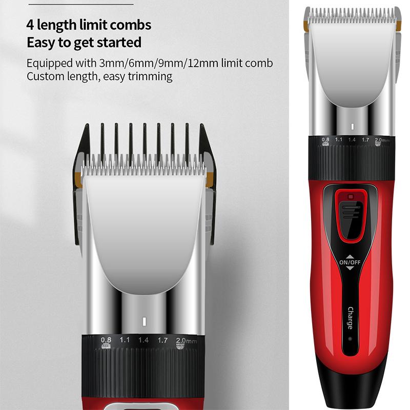 Полный набор, семейная электрическая машинка для стрижки волос, бытовая машинка для стрижки волос для взрослых, детей и детей, электрическая аккумуляторная машинка для парикмахерской, парикмахерский набор