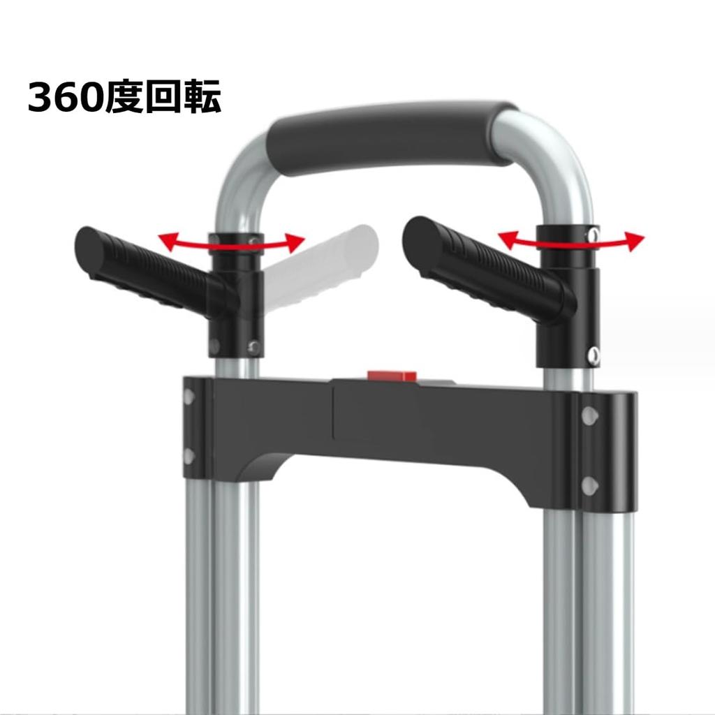 Тележка для переноски Dolly Hand Truck Большая грузоподъемность 150 кг Компактная складная для домашнего использования Коммерческое использование Предотвращение стихийных бедствий Транспортировка багажа Рыбалка