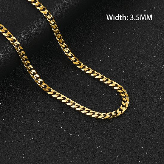 Массивное ожерелье из нержавеющей стали для мужчин, звеньевая цепь панцирная, майами кубинская, женский чокер, панк-рок, для парня, металлическое украшение на шею, аксессуар, подарок