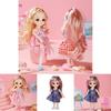 Stunning 17cm Bjd Princess Dollsrotomolded Pvc Moveable Joints Kids Gift