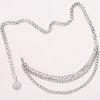 European and American Retro Metal Portrait Coin Pendant Waist Chain Women's Multi-layer Chain