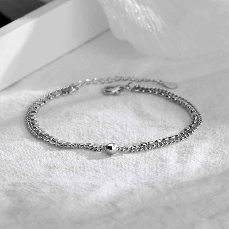 Линдон циркон браслет ювелирные изделия геометрические бусины браслеты-цепочки модный тонкий свадебный подарок для подруги женщин