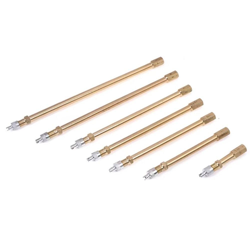 50-200mm Tire Valve Extension Anti Rust Tyre Inflator Adaptor Brass Tire Adapter Tire Inflation