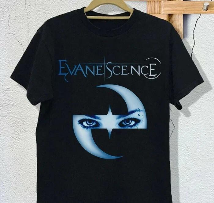 Горячий подарок для фанатов рок-группы Evanescence Перепечатка Все размеры C59.119