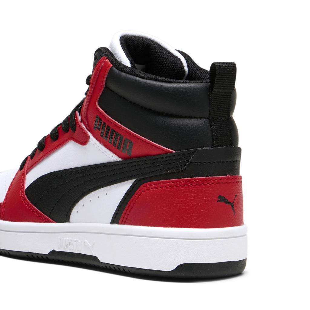 Puma Rebound V6 Mid Jr Children' Sports Shoes Red 39383103 R 37