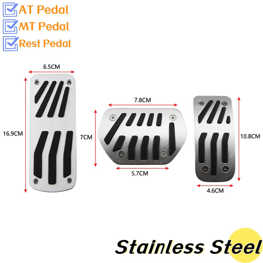 Car Pedals for PEUGEOT 207 301 307 208 2008 308 408 Cc for CITROEN C3 C4 DS 3 4 6 DS3 DS4 DS6 Acceleraotr Brake Rest Pedal Cover