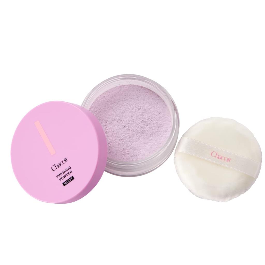 Финишная пудра Chacott Finishing Powder Moist C 10 г с пуховкой, Контроль цвета, Увлажняющая, Цвет: 768 Чистый фиолетовый