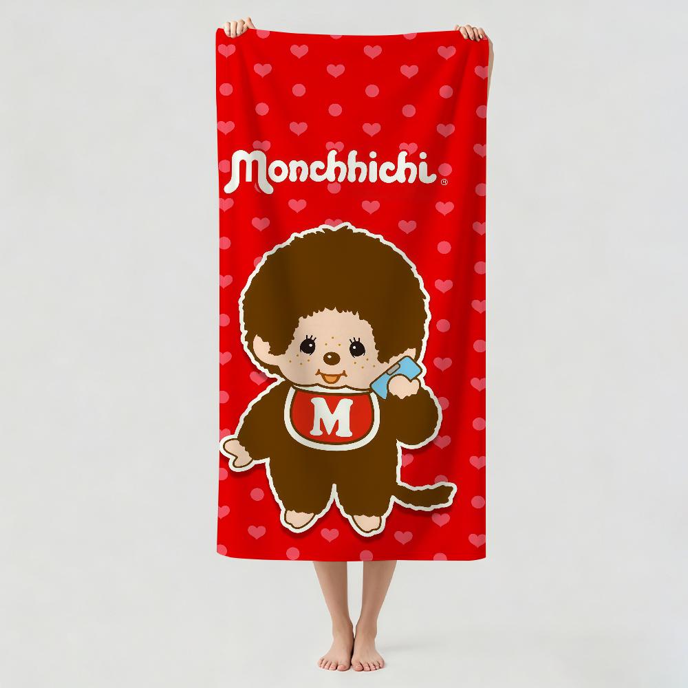 Мультяшный милый M-MonChhichiS Полотенце Сушильное Банное Полотенце Подходит Для Легкого Плавания Кемпинга Йоги Пляжа Вне