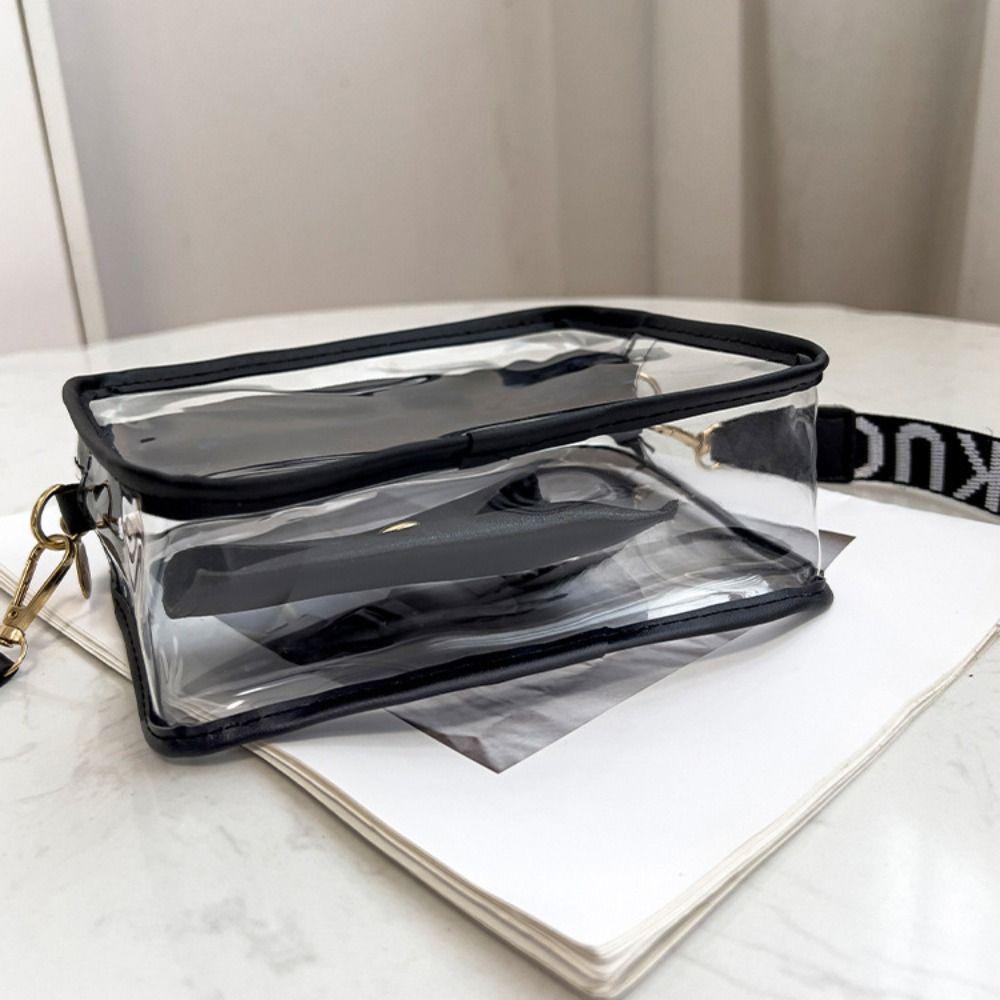 Purse PVC Jelly Bag Korean Style Shoulder Bag Fashion Transparent Crossbody Bag Streetwear