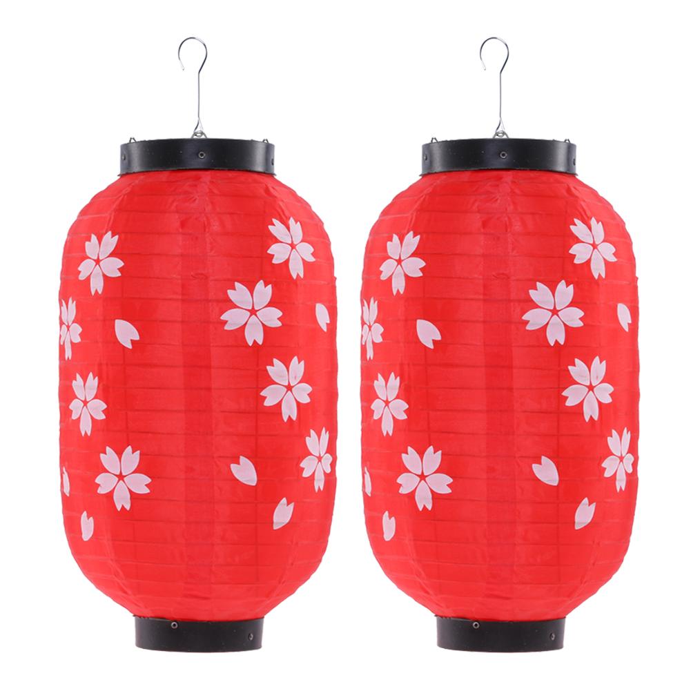 2pcs Decorative Lanterns Lightweight 8 Inch Lanterns for Outside Without Lights Long-time Use for Home Holiday Party Decor