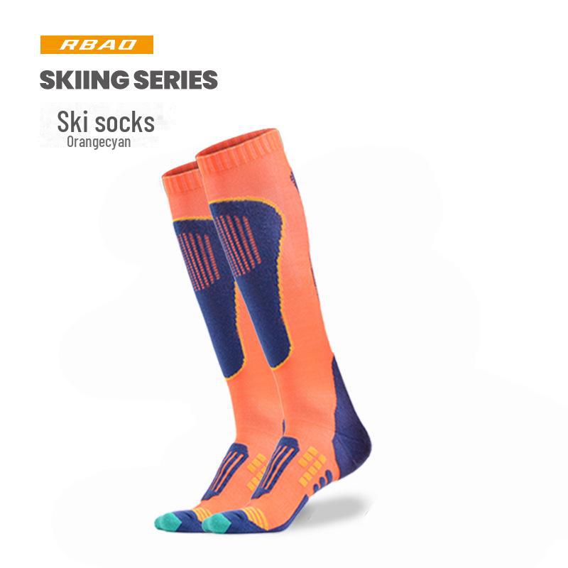 «Унисекс, длинные носки для катания на лыжах и походов — теплые, плотные, махровые, функциональные для занятий спортом на открытом воздухе осенью/зимой».