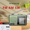 Tuoxiang-6665 Rechargeable Full Band Mini Radio for Seniors, Easy Operation (2024 Model)