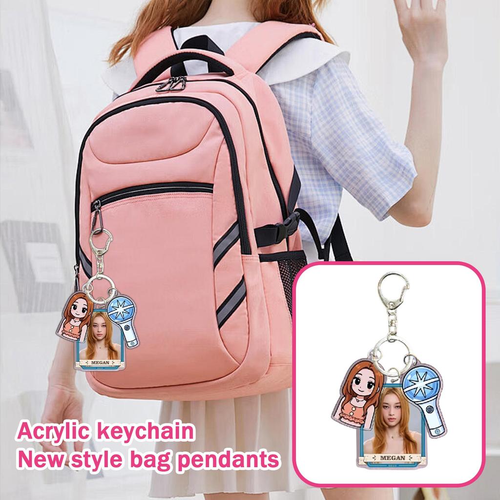 Girls Group Acrylic Keychain New Bag Pendant Accessories Jewelry