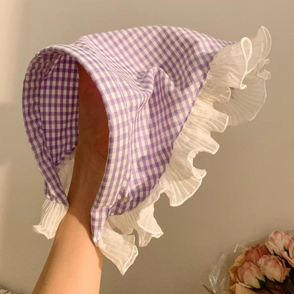 Hair Accessories Triangle Scarf Lazy Person Lace Headscarf Sun Protection Headscarf