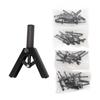 Rivet Tool Set Single Handed Professional Hand Riveter Tool Manual Riveting Tool with 40 Plastic
