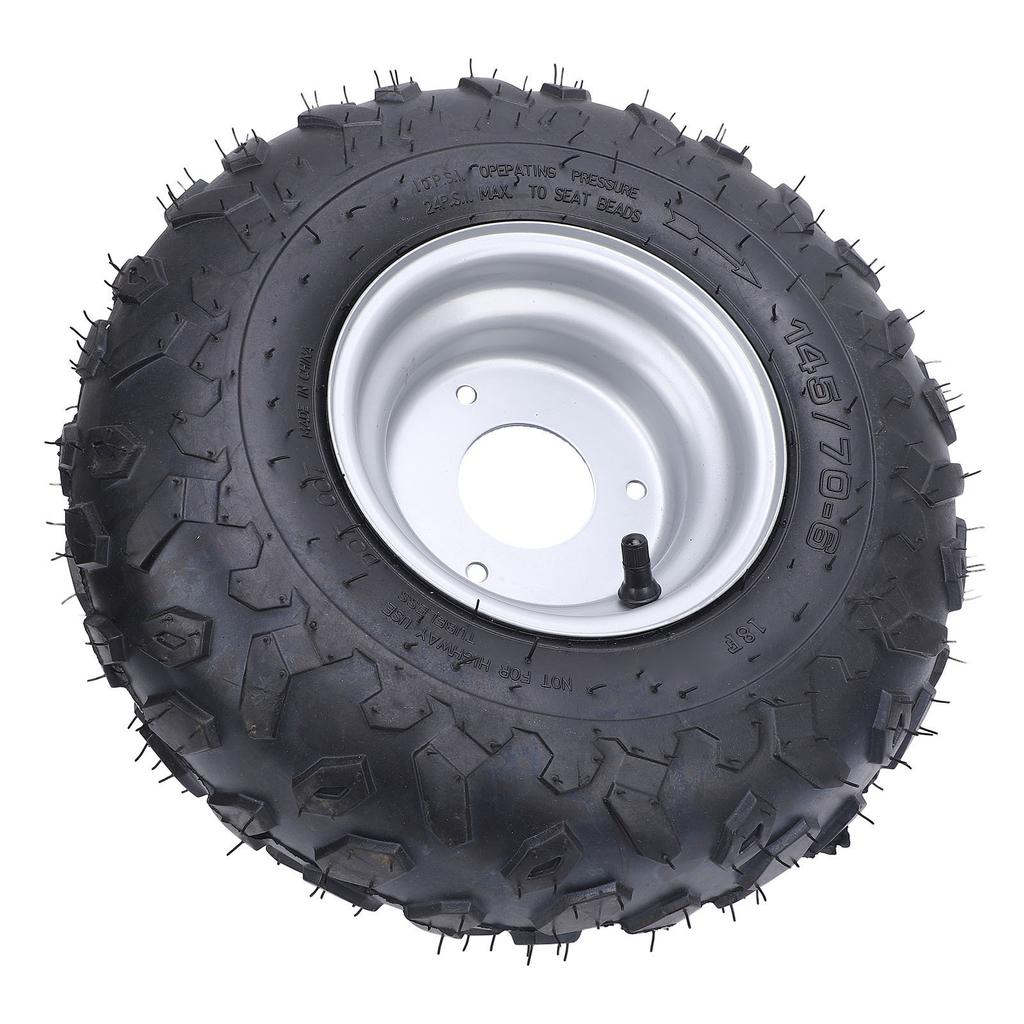 145706 145x706 Tire 6 Inch Wheels Rim Tire 3 Bolts Go Kart Tyre for ATV UTV Quad Off Road Golf