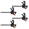 4pcs 4inch Bar F Clamps Clip Grip Quick Ratchet Release Woodworking DIY Hand Tool Kit