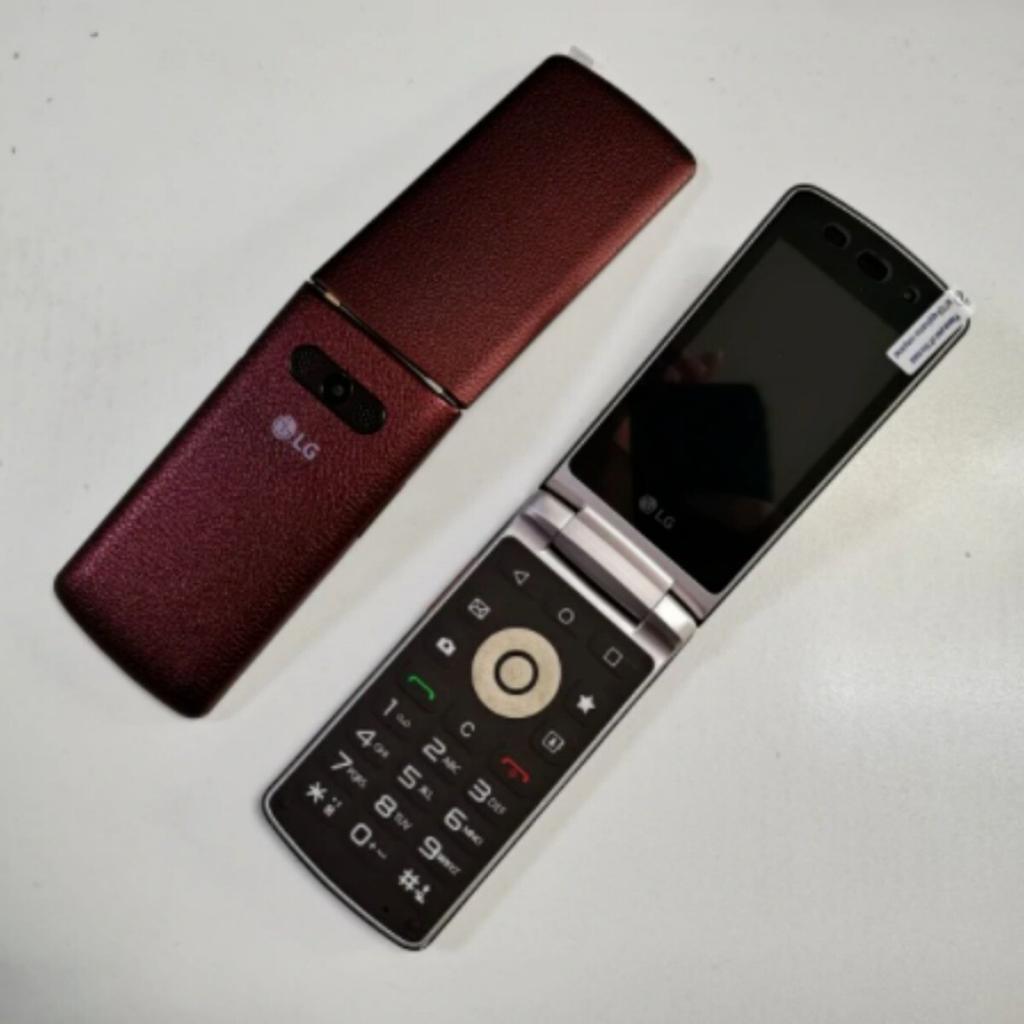 Восстановленный LG Wine Smart H410 Оригинальный Большая Клавиатура 4G Раскладушка Сенсорный Экран Разблокированный Android Смартфон