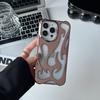 Новый 3D мягкий чехол с рисунком пламени для iPhone 16 15 14 13 12 11 Pro Max Plus модный тонкий ударопрочный защитный чехол
