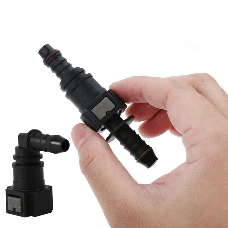 Auto Fuel Line Hose Coupler ID6 7.89 9.89 ID10 11.80 Nylon Rubber Oil Coupler Car Fuel Quick Release Connector Line Hose Parts