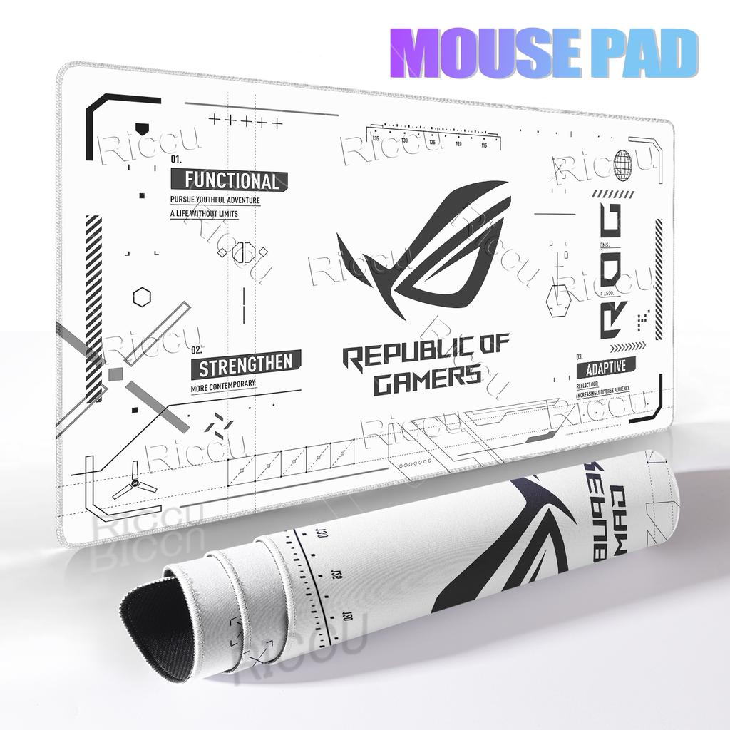 HD ASUS Игровой Коврик Расширенный Эстетика Дизайн Коврика для Мыши ROG Минималистичный Компьютерный Игрок Нескользящий Блокировка Клавиатуры Край Офисные Аксессуары