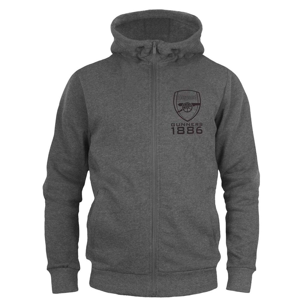 Arsenal FC Boys Gunners 1886 Full Zip Hoodie